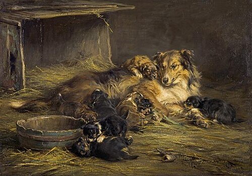 The Happy Mother, 1887, Robert L. Alexander