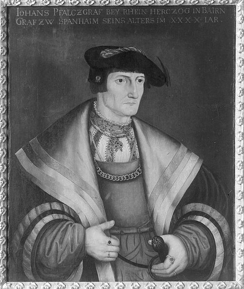 Pfalzgraf Johann II. von Simmern-Sponheim, 1532, Peter Gärtner