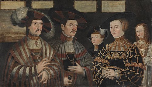 Family Portrait of Ludwig II, 1530, Peter Gärtner
