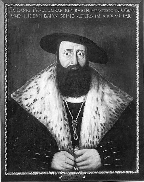 Portrait of Louis X of Bavaria, 1531, Peter Gärtner