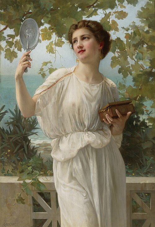Admiring Beauty, 1850, Guillaume Seignac