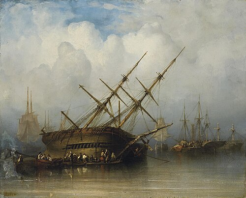 Le bateau échoué, , François Pierre Barry