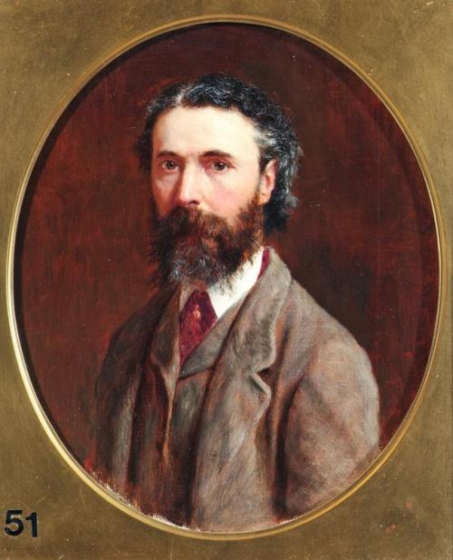 Self Portrait, 1882, Peter Graham