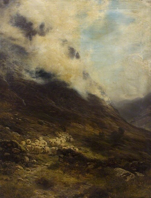 The Misty Mountain Top, 1870, Peter Graham