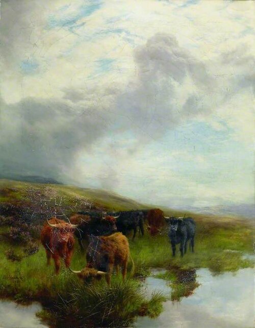 On the Moors, 1884, Peter Graham