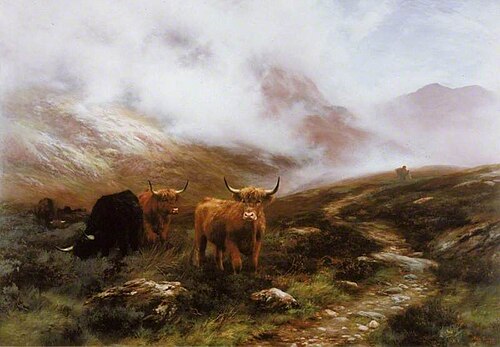 Landscape with Cattle, 1893, Peter Graham