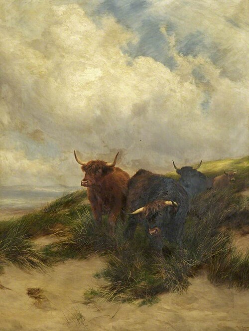 On the Dunes, 1899, Peter Graham