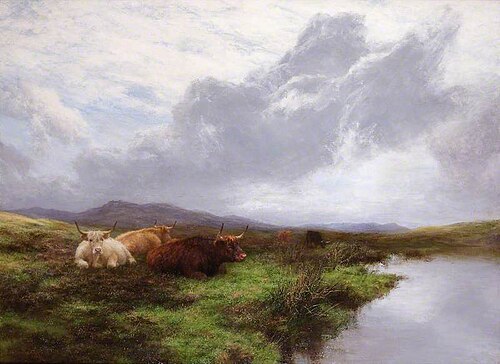 A Quiet Moorland, 1913, Peter Graham