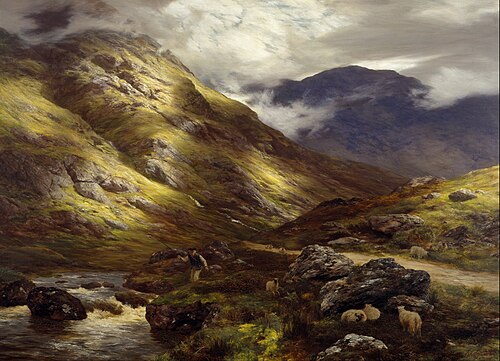 Wandering Shadows, 1878, Peter Graham