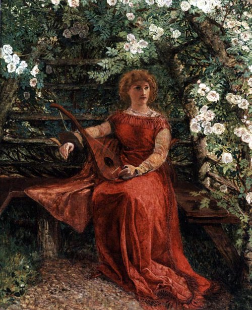 Fair Rosamund in her Bower, 1854, William Bell Scott
