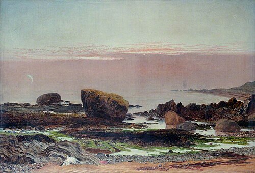 Seascape on the Northumbrian Coast, 1863, William Bell Scott