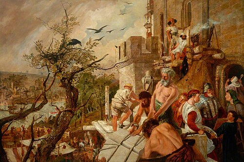 The Building of the New Castle, 1080, 1864, William Bell Scott