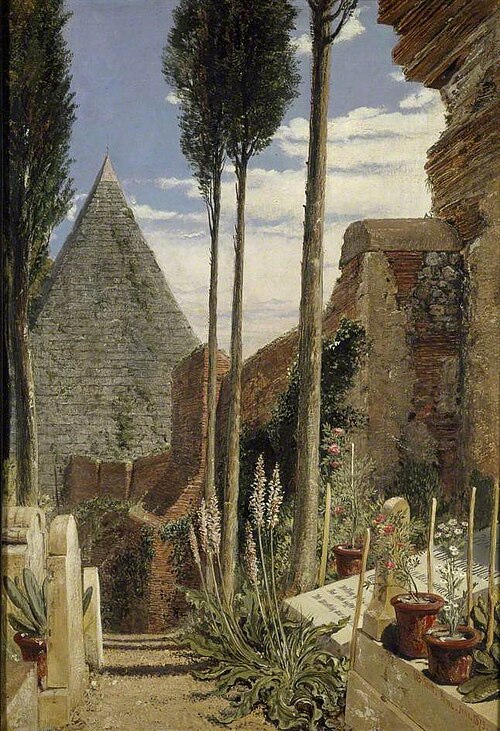 Shelley's Grave, 1873, William Bell Scott