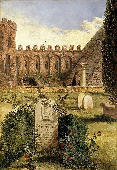 Keats's Grave, 1873, William Bell Scott