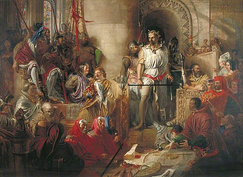 The Trial of Sir William Wallace at Westminster, , William Bell Scott