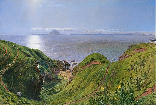 Ailsa Craig, 1860, William Bell Scott