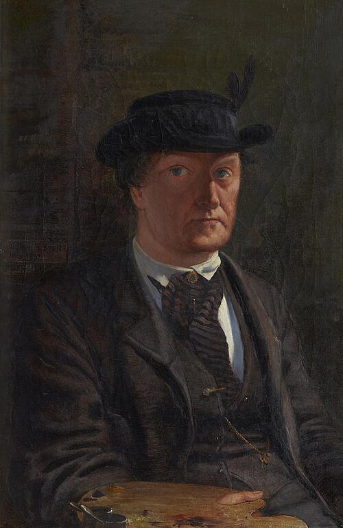 William Bell Scott, 1811 - 1890. Poet and artist (Self-portrait), 1867, William Bell Scott