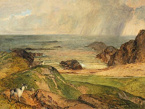 Port na Curachan, Iona, 1887, William Bell Scott