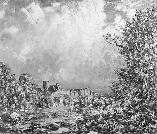 Richmond Castle, Yorkshire, 1903, Philip Wilson Steer