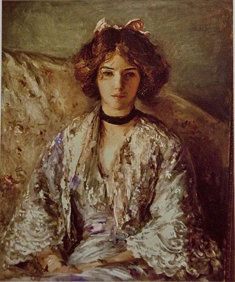 Portrait of Miss Ethel Warwick, 1901, Philip Wilson Steer