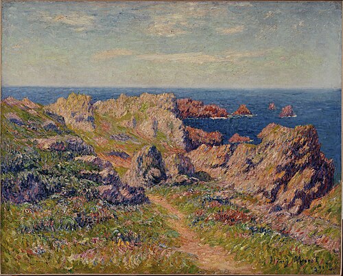 Beau temps à Pern (Ile d'Ouessant), 1901, Henry Moret