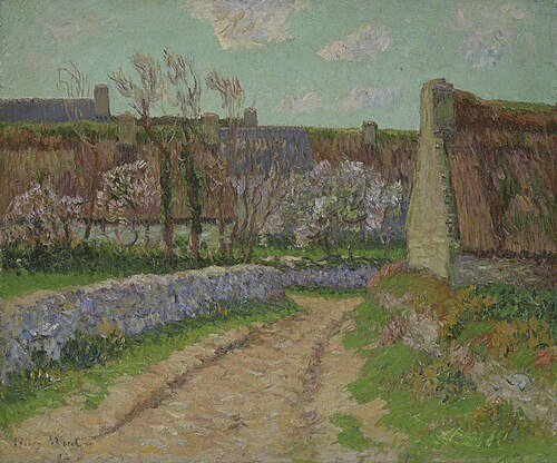 Village in Clohars, 1898, Henry Moret