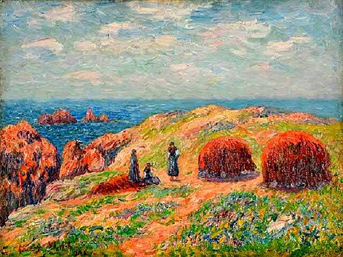 Falaises d'Ouessant, 1902, Henry Moret