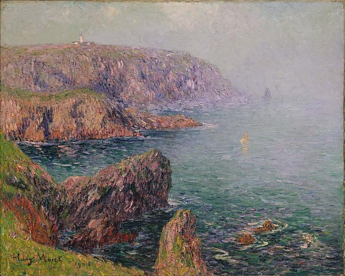 Falaises à Ouessant, Bretagne, 1901, Henry Moret