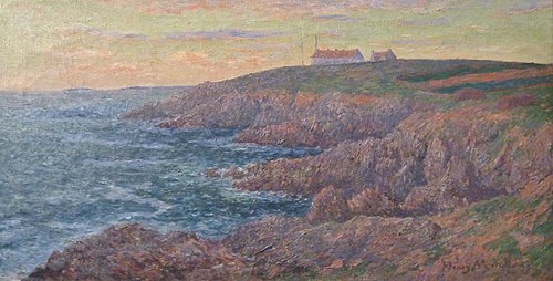 Le sémaphore de Beg ar Mor, 1899, Henry Moret