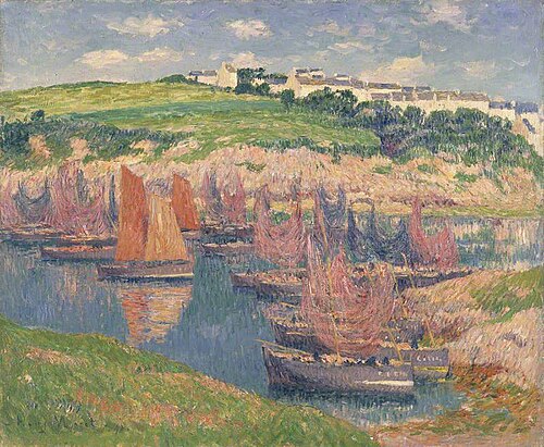 Fishing Boats at Douelan, 1897, Henry Moret