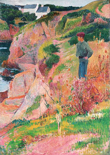 Rochers au bord de l'Aven, 1891, Henry Moret