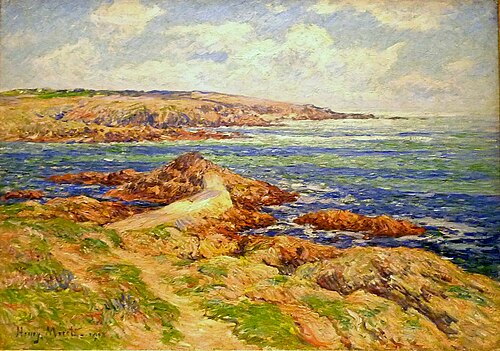 Entrée du port de Doëlan, 1908, Henry Moret