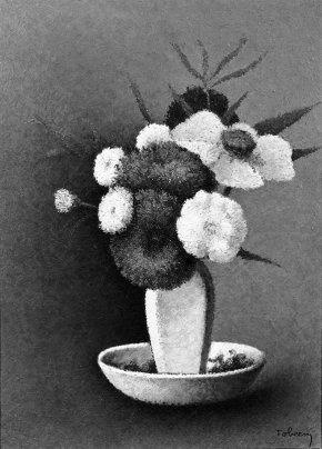 Vase aux fleurs, 1920, Tobeen