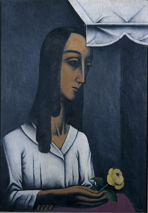 Jeune fille à la fleur, 1920, Tobeen
