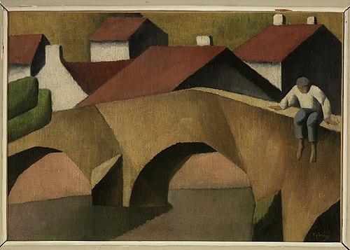 The Old Bridge, 1912, Tobeen