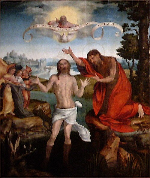 Baptism of Jesus, 1537, Garcia Fernandes