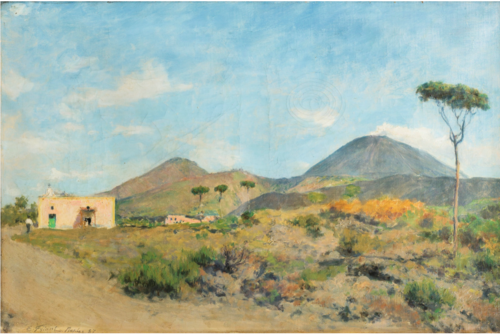 Le mont Vésuve, 1887, Émile Friant