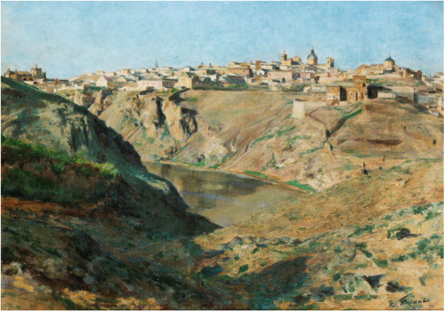 Vue de Tolède, 1891, Émile Friant