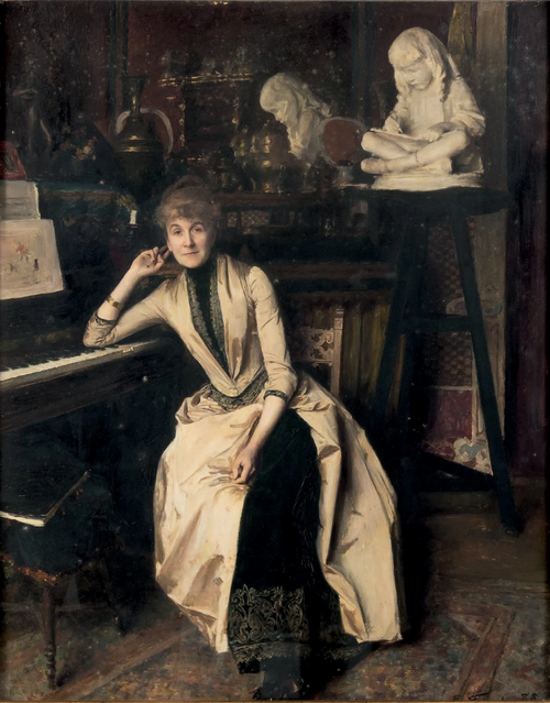 Portrait de Madame Gustave Paul, 1888, Émile Friant