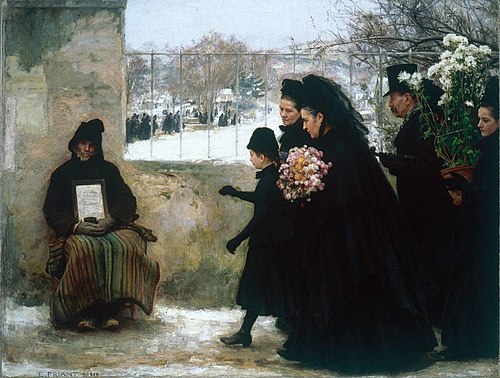 La Toussaint, 1888, Émile Friant