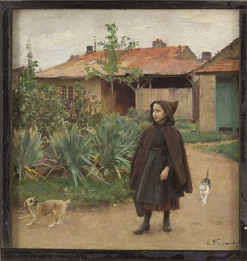 The Garden Walk, 1889, Émile Friant