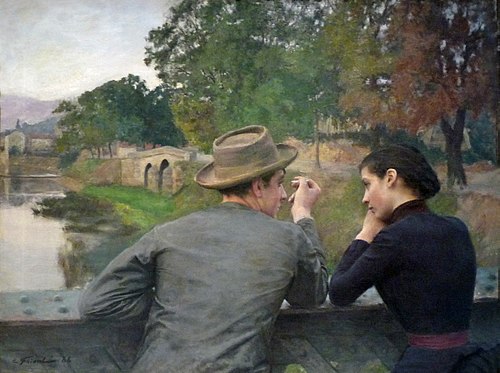 Les Amoureux, 1899, Émile Friant