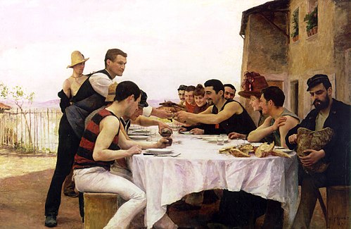Les Canotiers de la Meurthe, 1888, Émile Friant