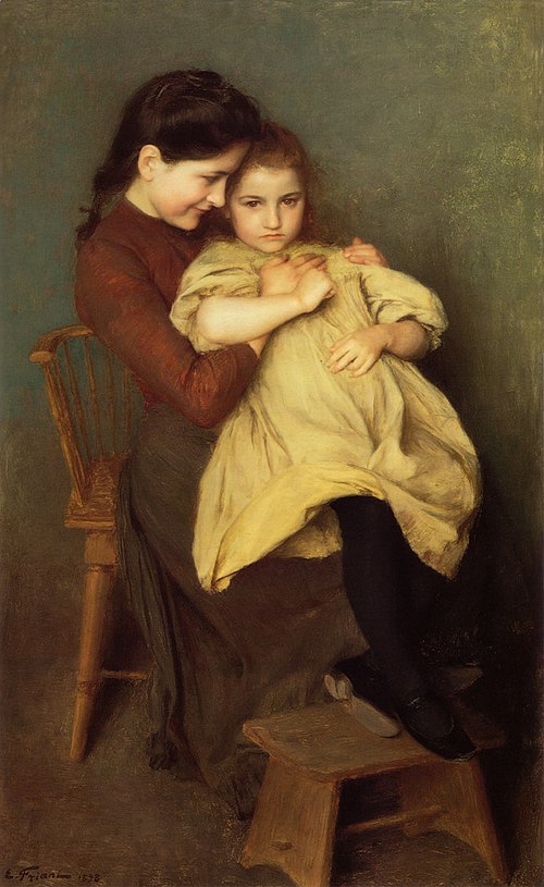 Chagrin d’Enfant, 1898, Émile Friant