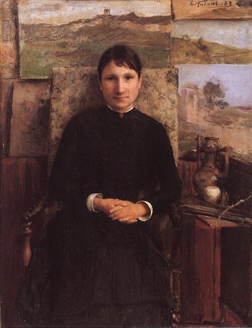 Portrait de Madame Petitjean, 1883, Émile Friant