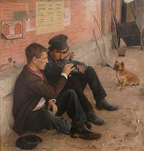 Les Buveurs, 1884, Émile Friant