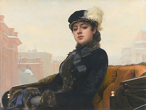 L'Inconnue, 1883, Ivan Kramskoï