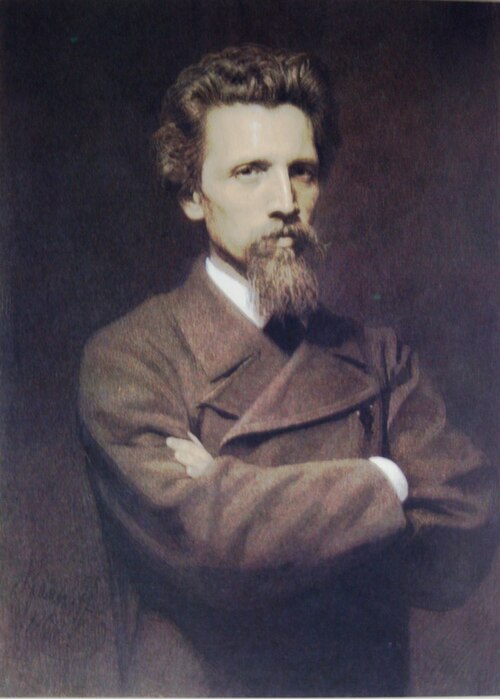 Portrait of the Painter Alexander Ivanovich Morozov, 1868, Ivan Kramskoï