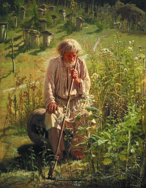 L'Apiculteur, 1872, Ivan Kramskoï