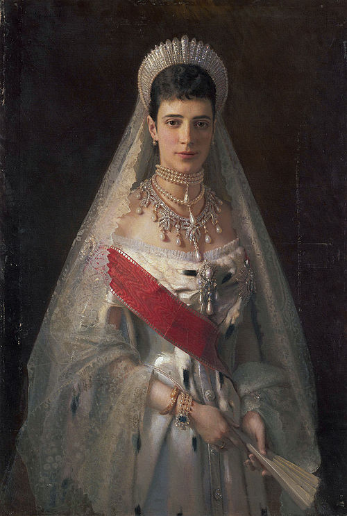 Portrait de l'impératrice Maria Feodorovna, 1881, Ivan Kramskoï